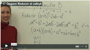 17 Reducer et udtryk 